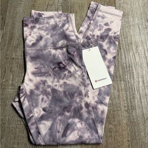 Lululemon Align Size 6 Purple Diamond Dye 28”